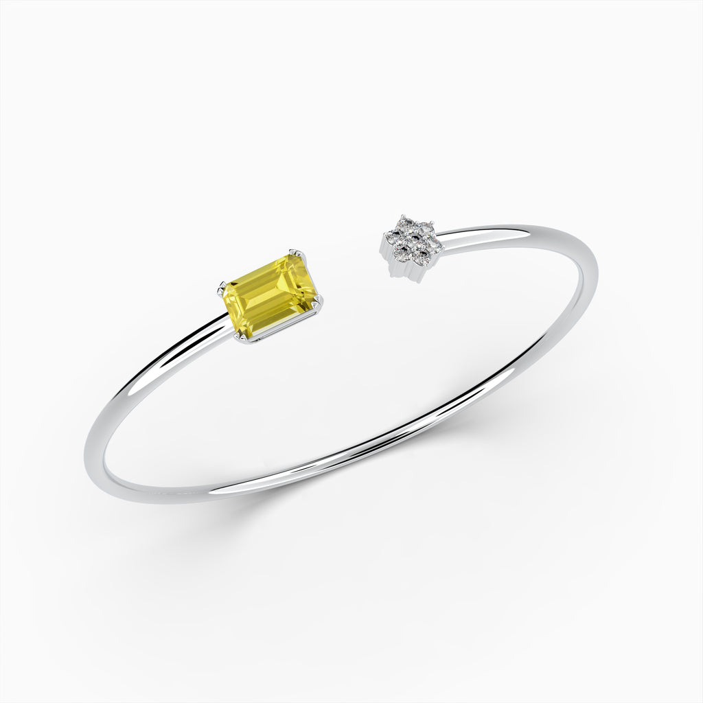 Yellow Citrine Bangles - Vladislava