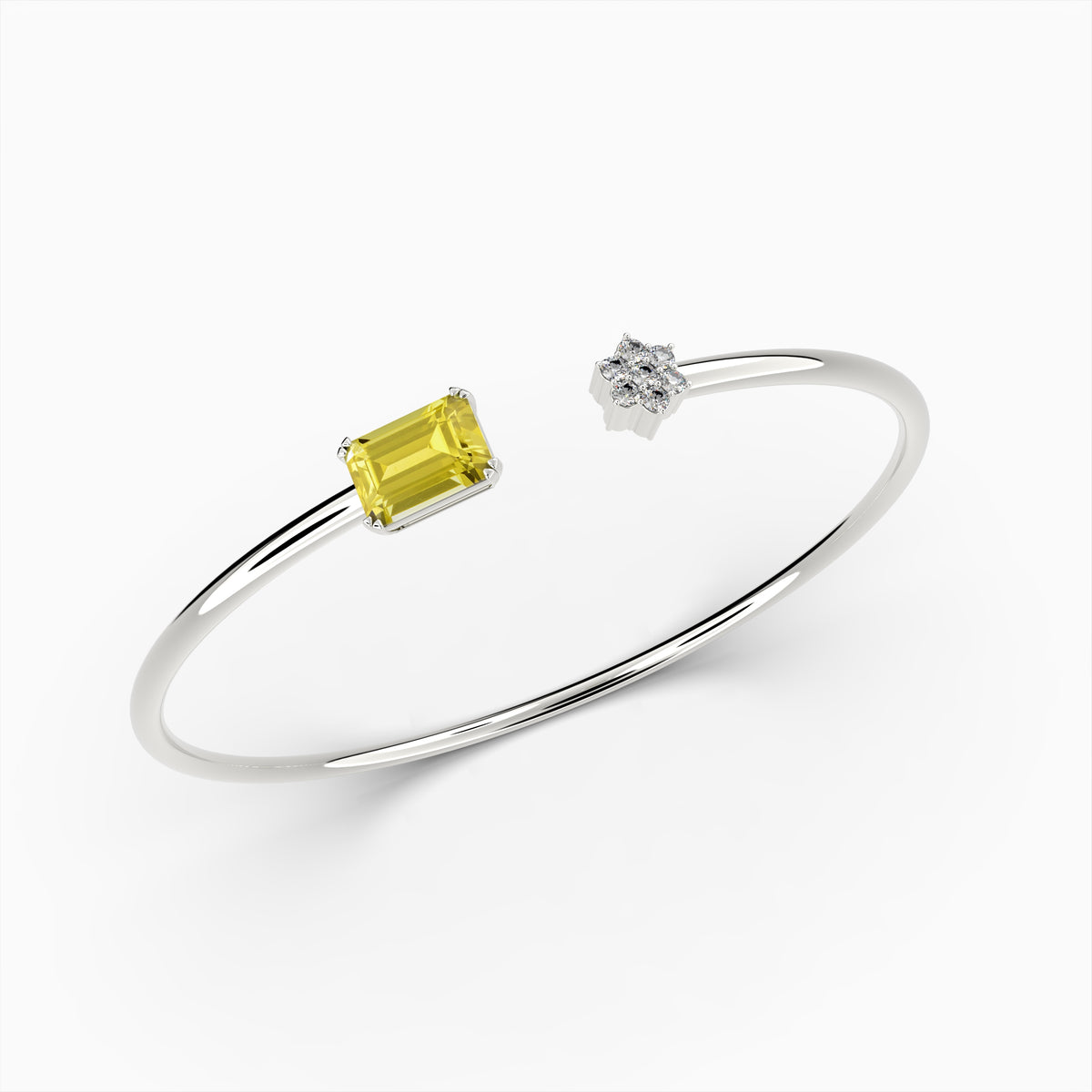 Yellow Citrine Bangles - Vladislava