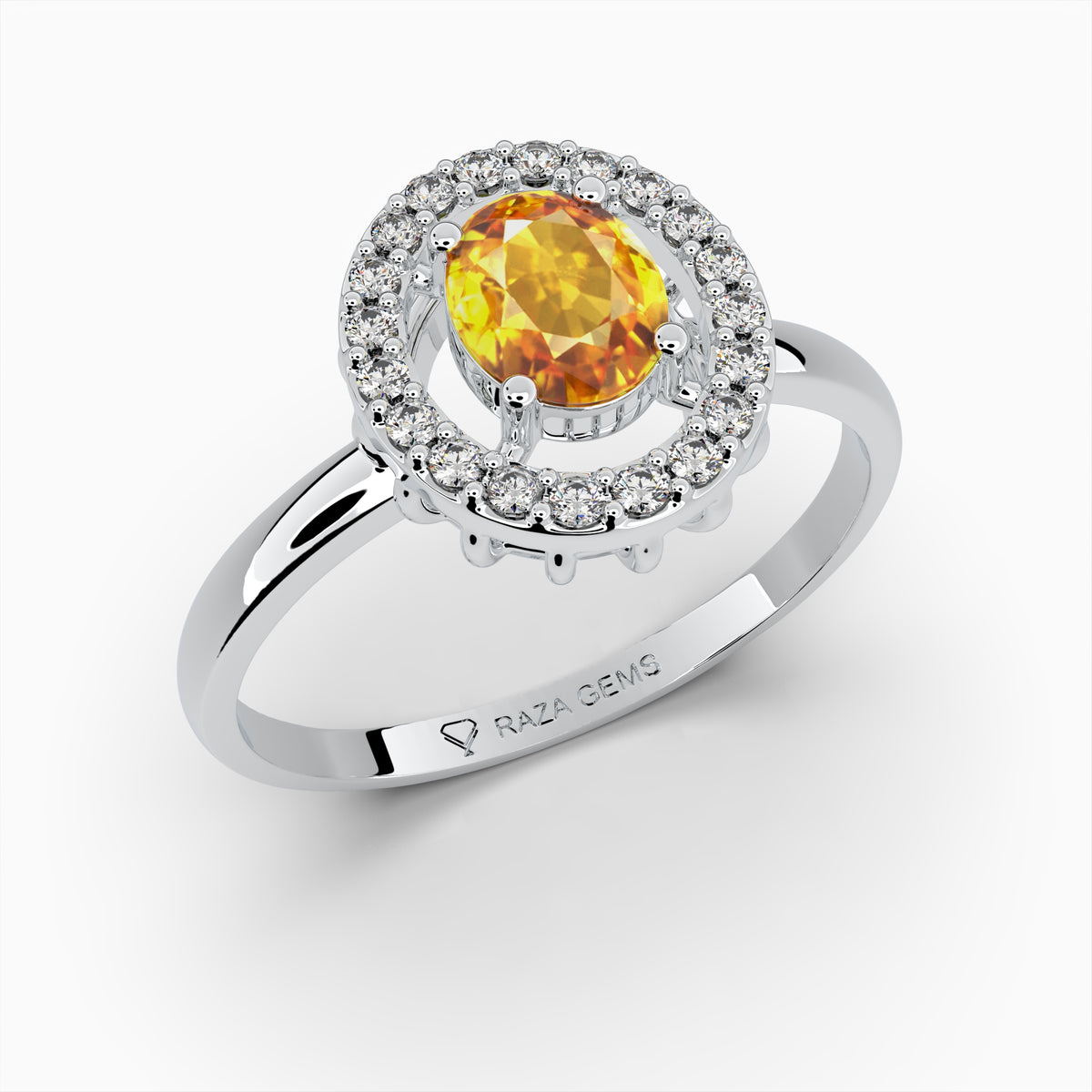 Yellow Citrine Rings - Alya