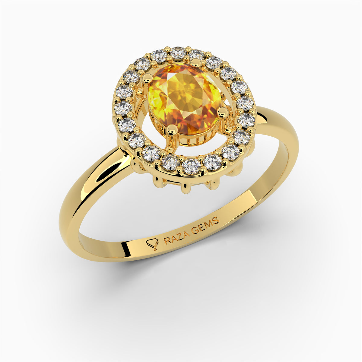 Yellow Citrine Rings - Alya