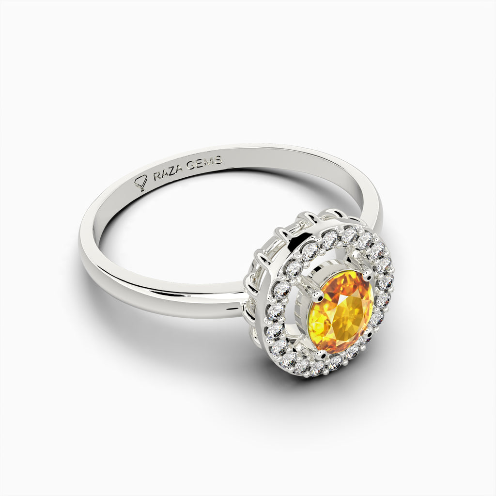 Yellow Citrine Rings - Alya