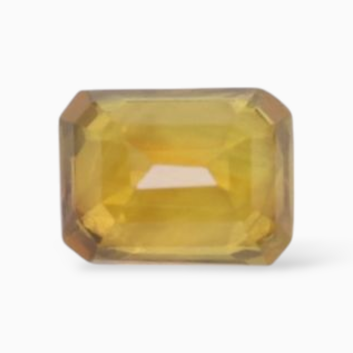 Yellow Sapphire Stone Emerald Cut Shape 0.35 Carats & 4.1x3.1mm Size