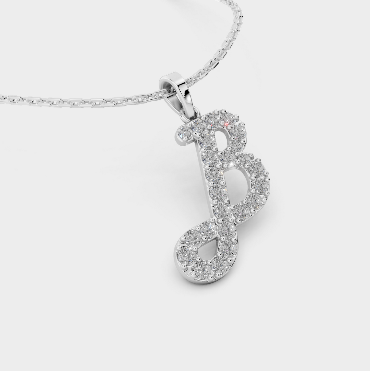 B Letter Pendant (Gold)
