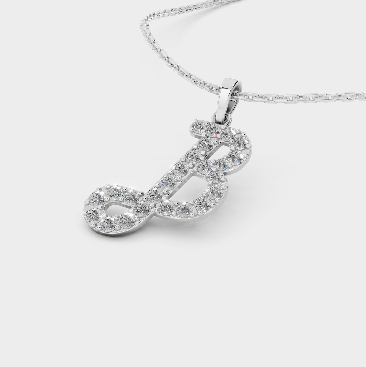 B Letter Pendant (Gold)