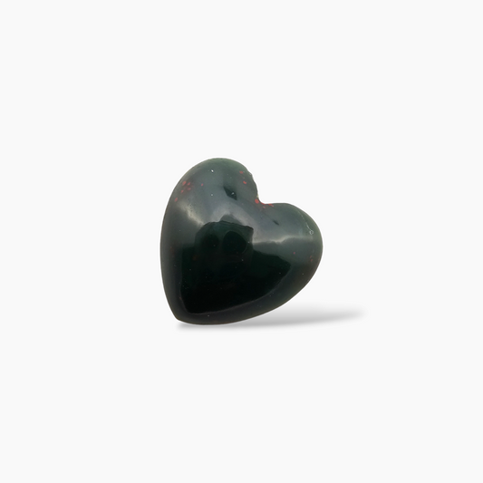 Natural Bloodstone 2.4 Carats Heart Shape ( 10 mm )