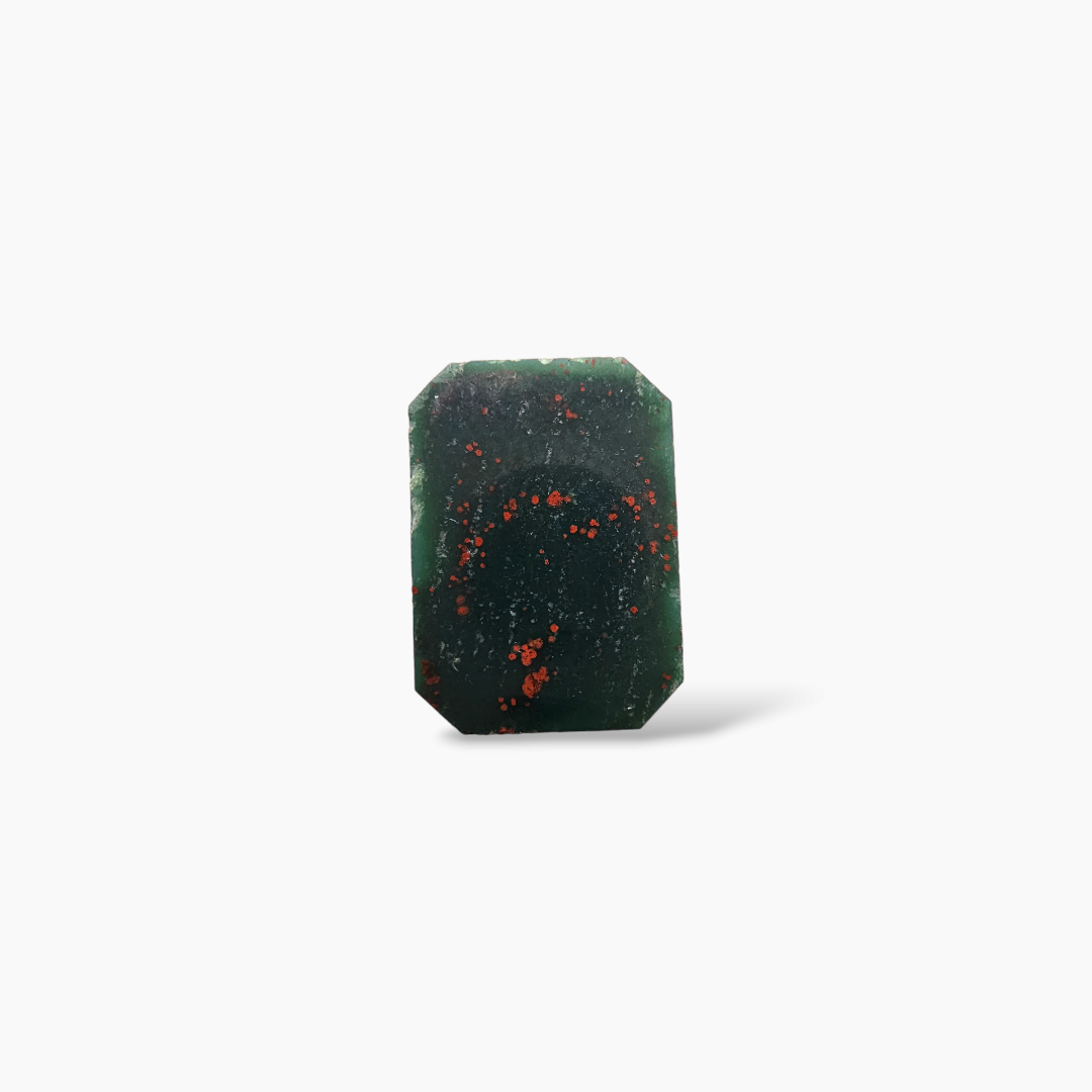 Natural Bloodstone 5.11 Carats Emeraldcut Shape ( 24x10 mm )