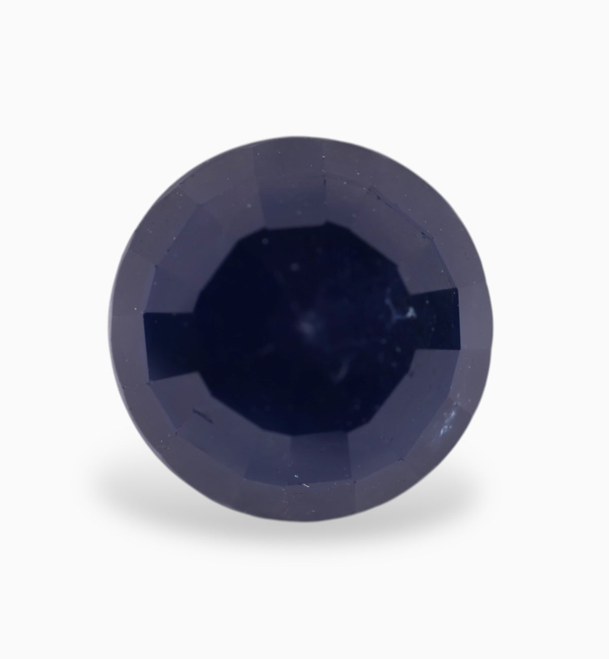 Natural Blue Sapphire Precious Stone 3.16 Carats Round Shape 8.3x8.3mm