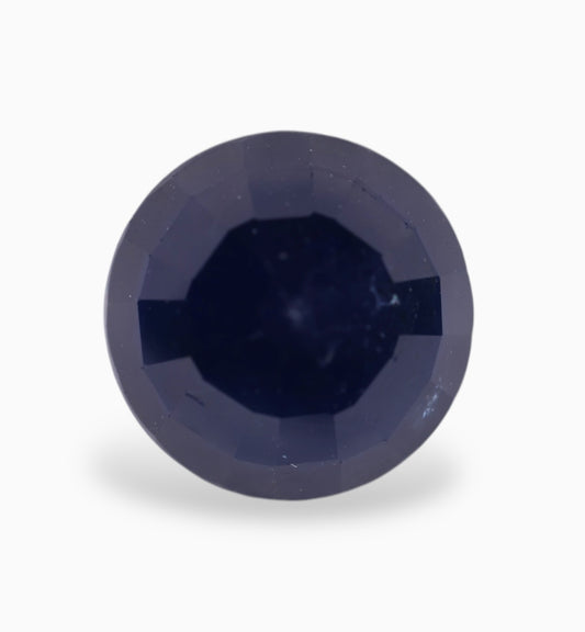 Natural Blue Sapphire Stone 3.16 Carats Round Shape 8.3x8.3mm