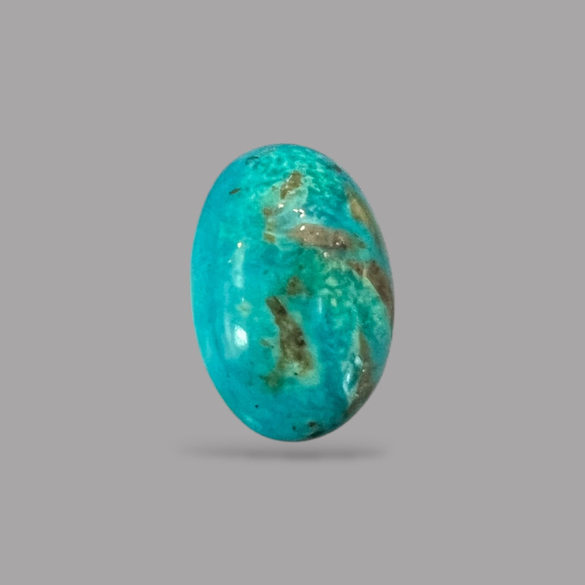 buy firoza stone 6.78 Carats 15.9 x 10.9 x 5.8 mm in Oval