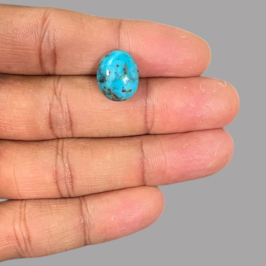 buy firoza stone 7.36 Carats 14.4 x 12 x 6 mm in Oval