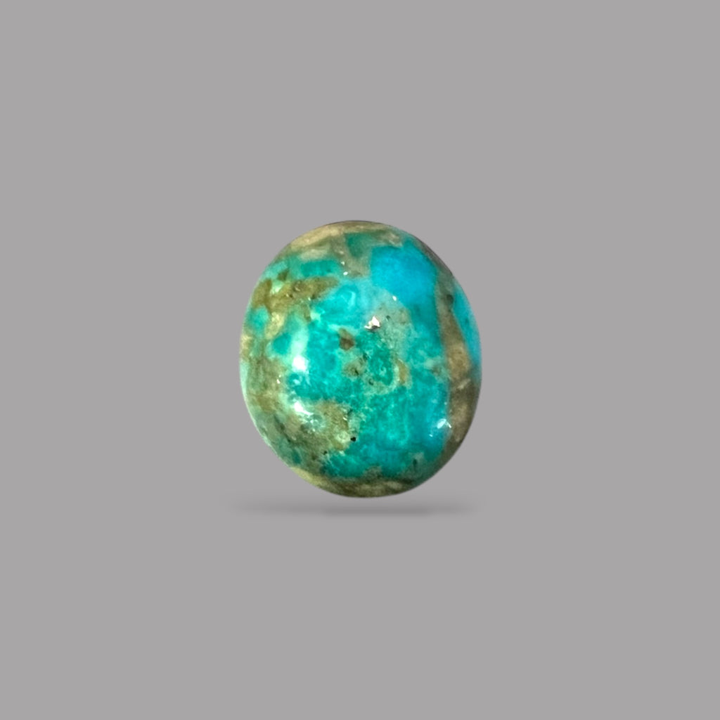 buy firoza stone online 7.75 Carats 14.3 x 12.4 x 6.3 mm in Oval