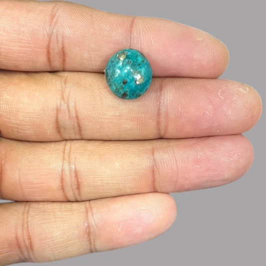 buy real turquoise 7.08 Carats 13.4 x 12.3 x 6.3 mm in Oval