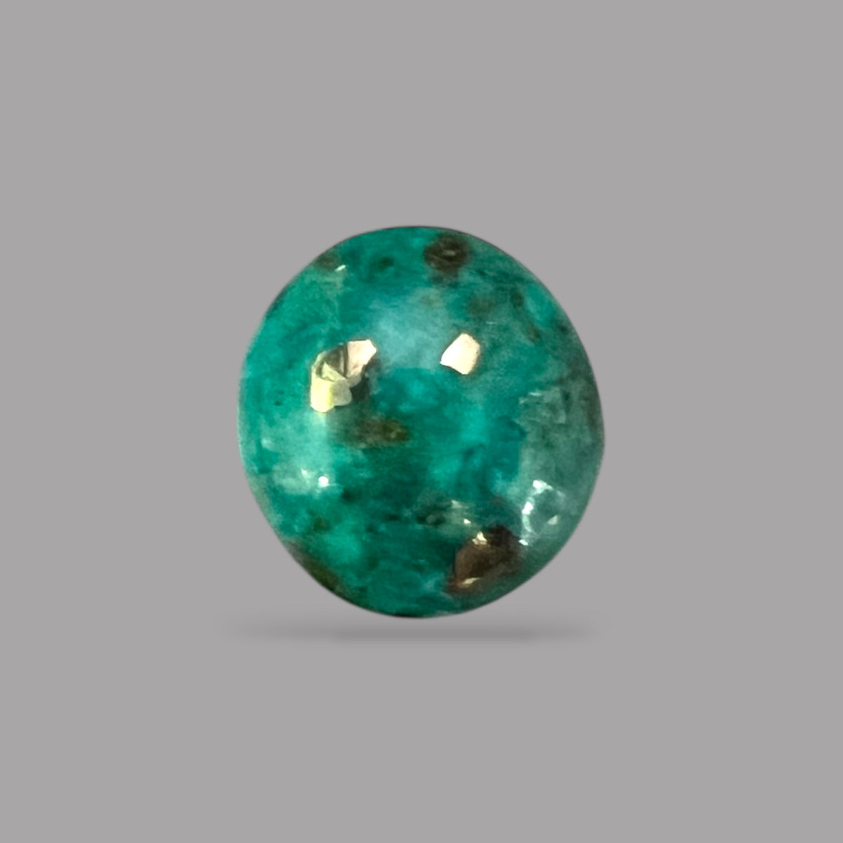 buy real turquoise 7.08 Carats 13.4 x 12.3 x 6.3 mm in Oval