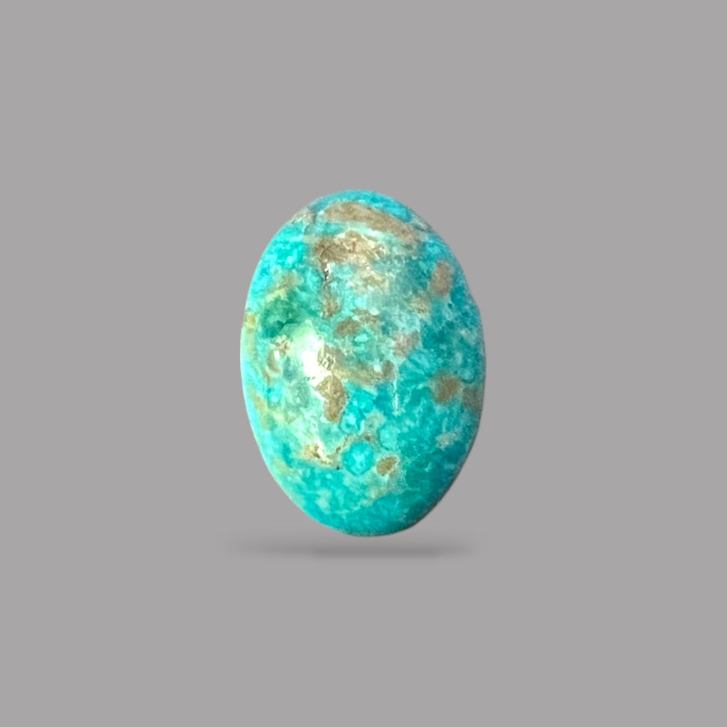 buy real turquoise stone 7.15 Carats 15.8 x 11 x 6 mm in Oval 