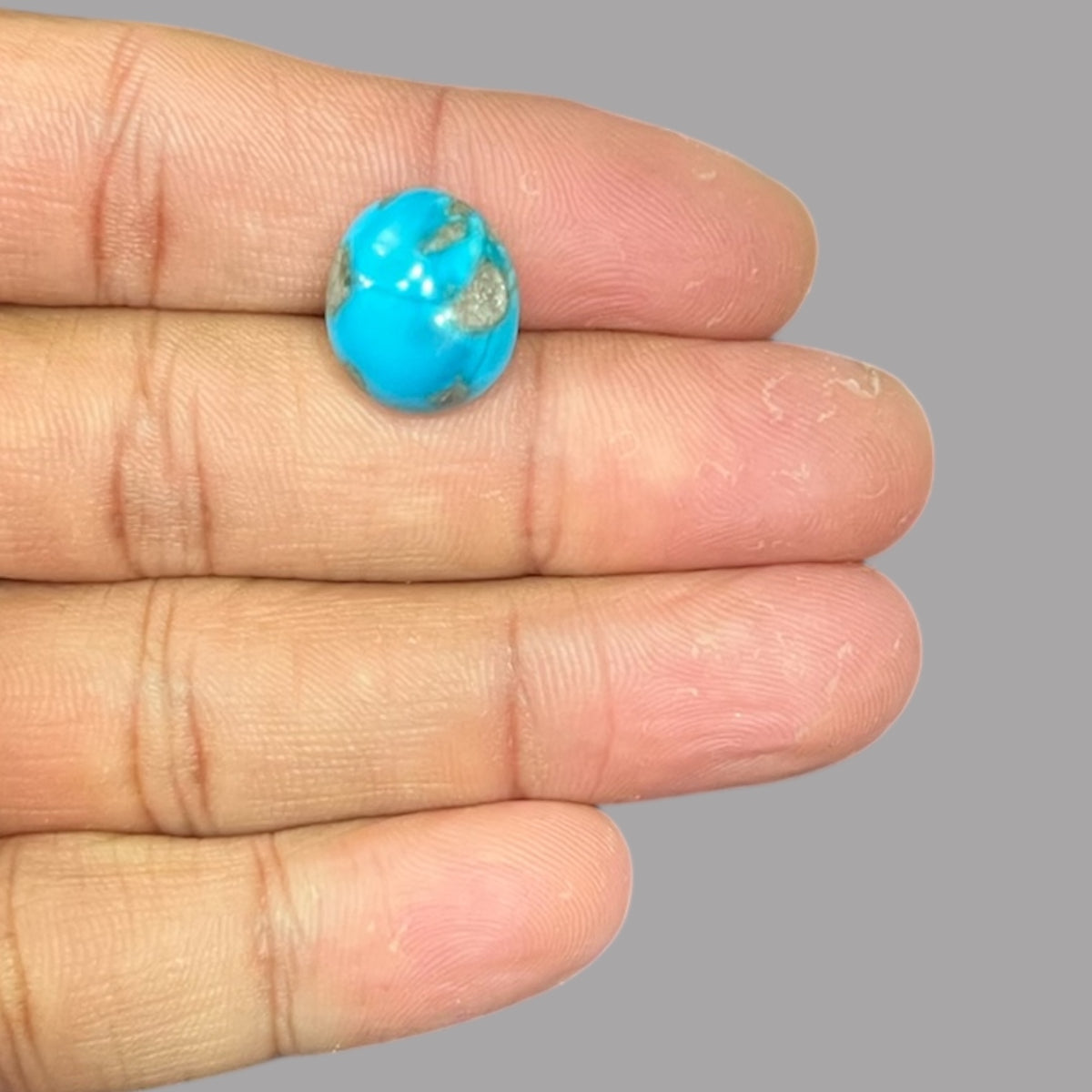 buy turquoise stone online 9.11 Carats 14.8 x 12.8 x 6.9 mm in Oval