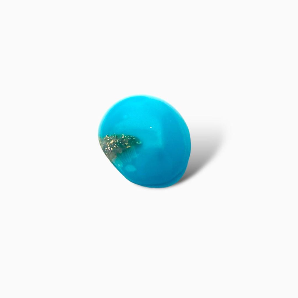Natural Persian Turquoise 1.67 Carats Oval Cabochon Shape (8X11 mm )