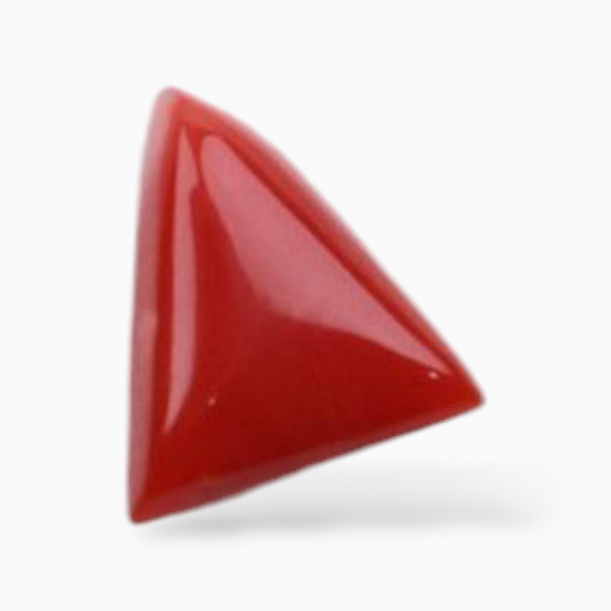 Buy Fossilized Coral Stone For Sale 2.71 Carats Triangle Shape Size 10mm