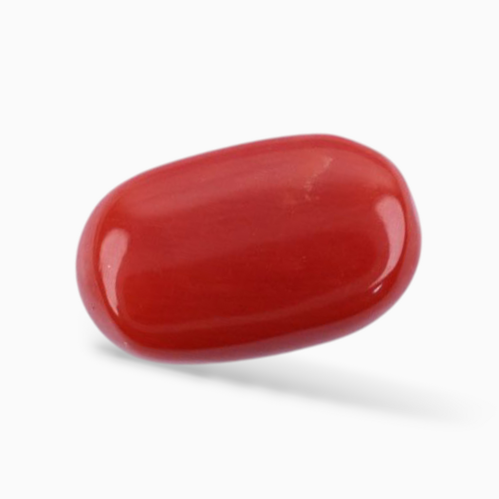 Buy Now Moonga In Oval Cabochon Stone 3.35 Carats 11x6.8mm Size