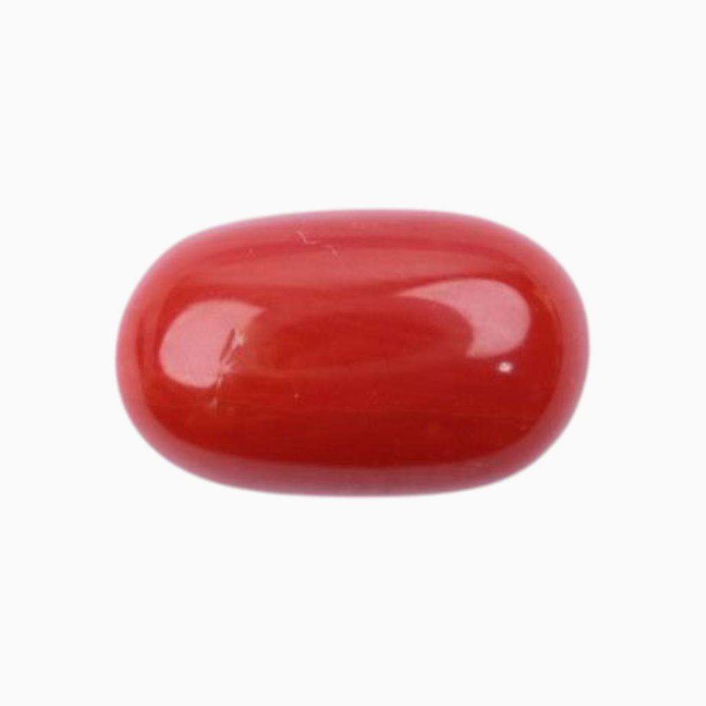 Buy Now Moonga In Oval Cabochon Stone 3.35 Carats 11x6.8mm Size