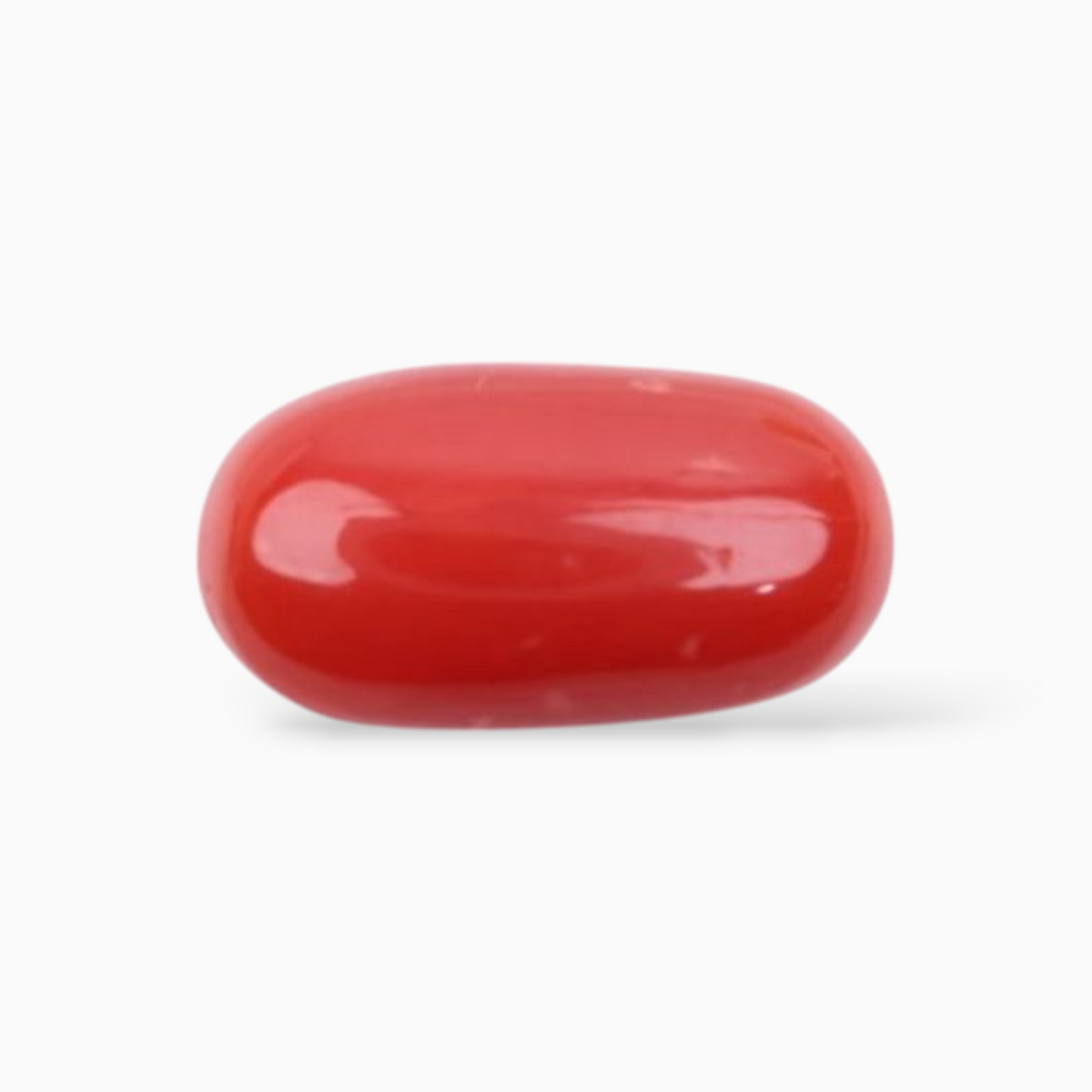 Best Red Moonga Stone 4.74 Carats Oval Cabochon Shape 13.6x7.3mm Size