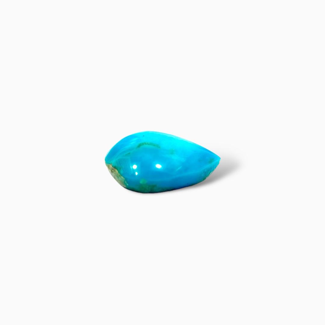 Natural Iran Turquoise 10.55 Carats Pear Shape Cabochon Shape (14X17.5 mm )