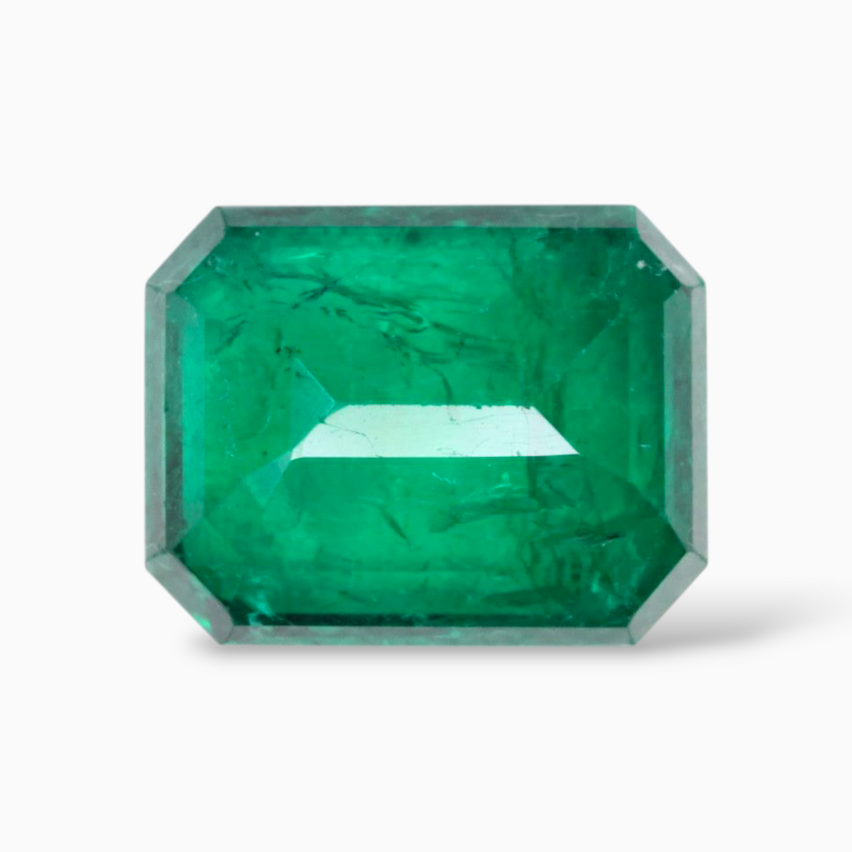Buy Zambian Emerald Gemstone In Octagon Cut Shape 6.24 Carats 12.3X9.7mm Size