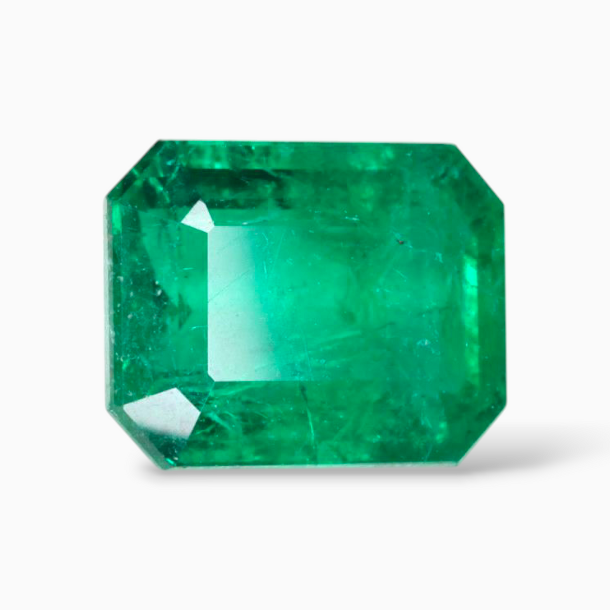 Buy Zambian Emerald Gemstone In Octagon Cut Shape 6.24 Carats 12.3X9.7mm Size