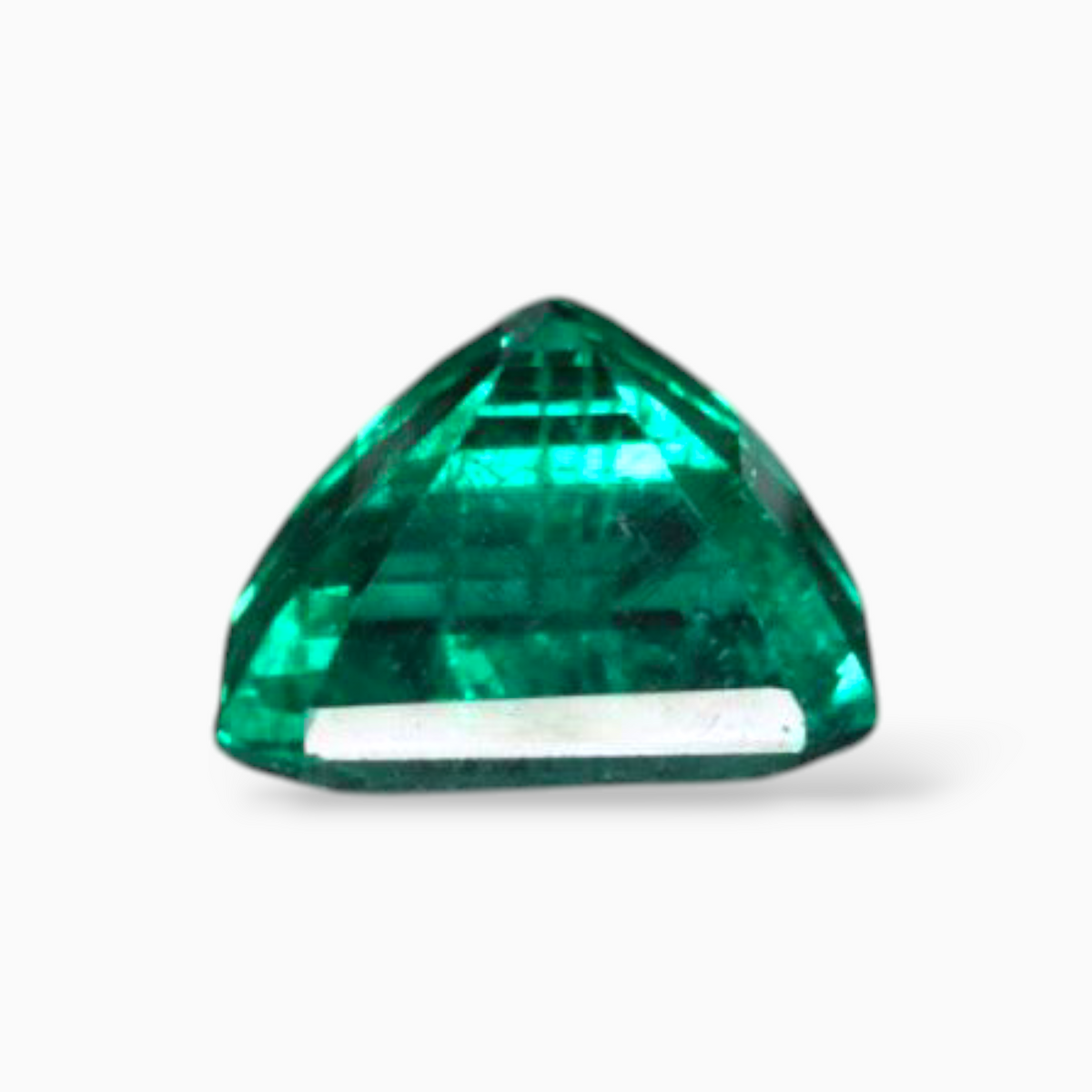 Natural Zambian Emerald Gemstone In Octagon Cut  Shape 3.73 Carats 9.6x7.8x6.8mm Size