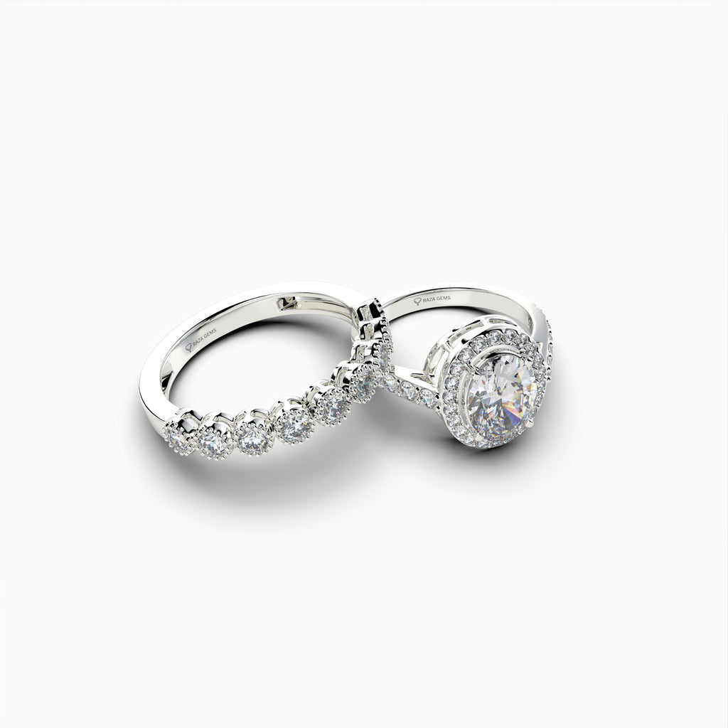 Natural Diamond Engagement Ring 0.50 Carats Diamond 6 Gram Gold - Katherine