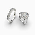 Natural Diamond Engagement Ring 0.50 Carats Diamond 6 Gram Gold - Katherine