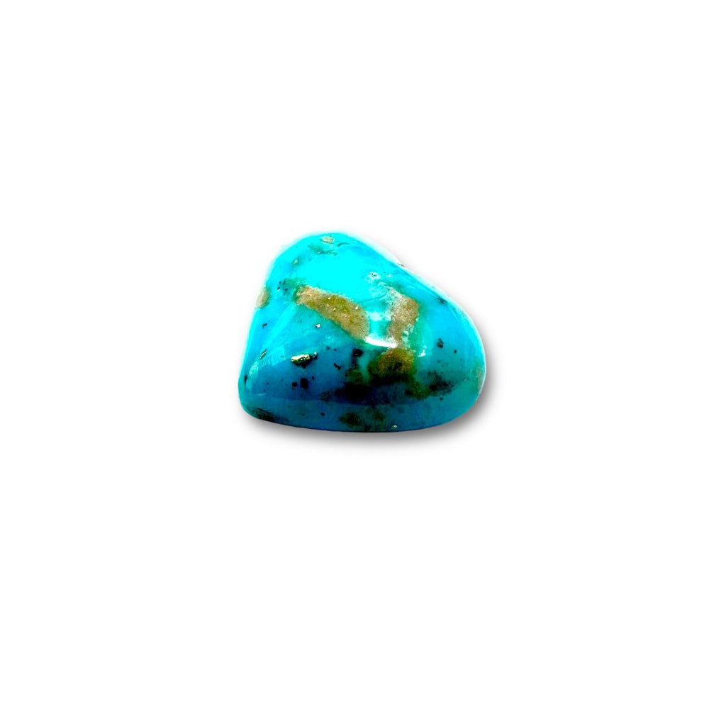 Natural Iran Turquoise 42.29 Carats Heart Cabochon Shape (28.5X15 mm )