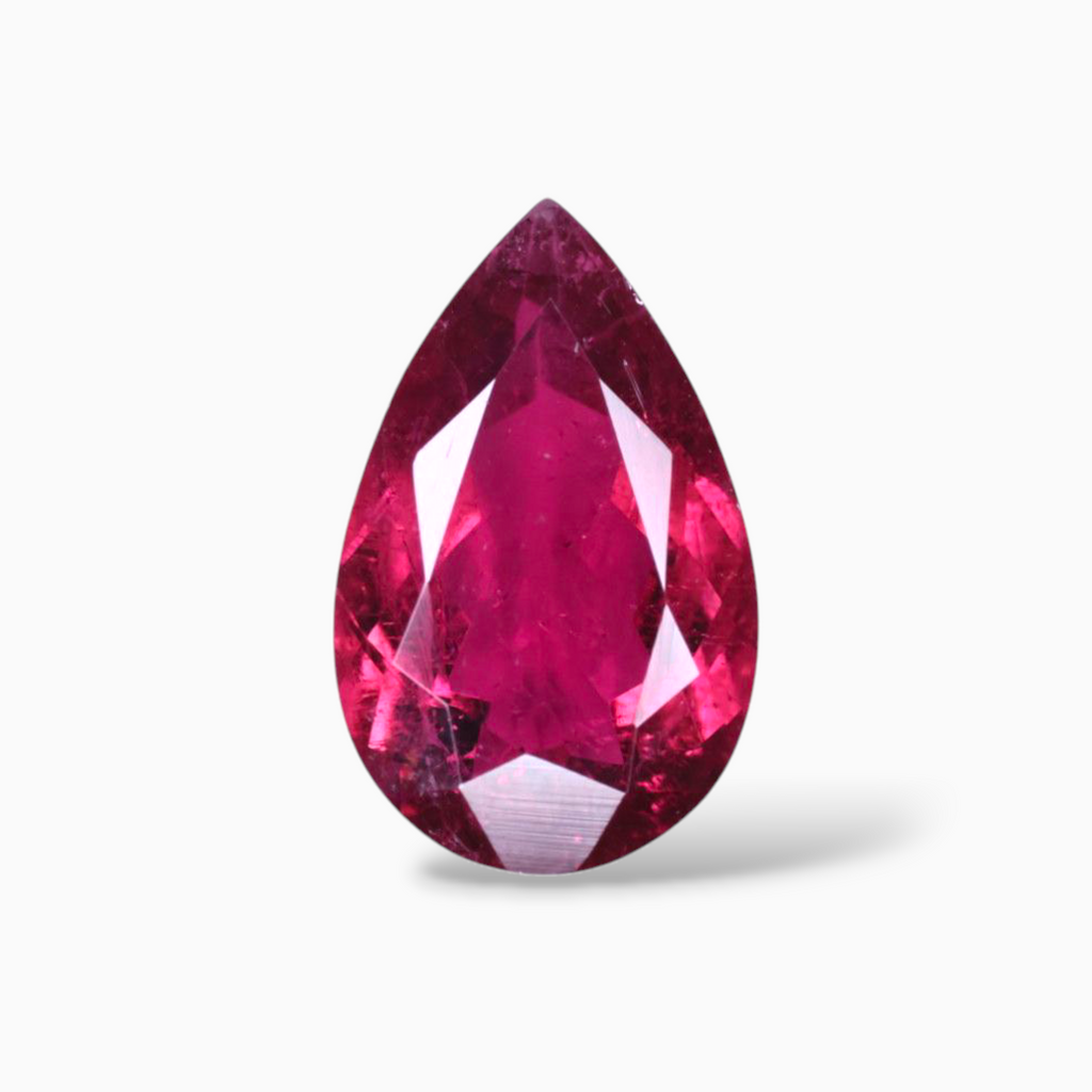 Natural Rubellite Tourmaline Stone 3.39 Carats 13.5x8.5mm Weight