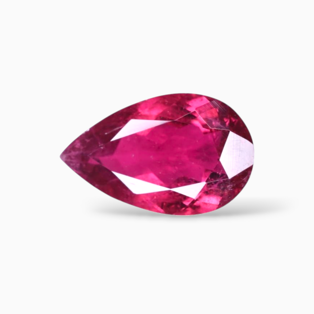 Natural Rubellite Tourmaline Stone 3.39 Carats 13.5x8.5mm Weight