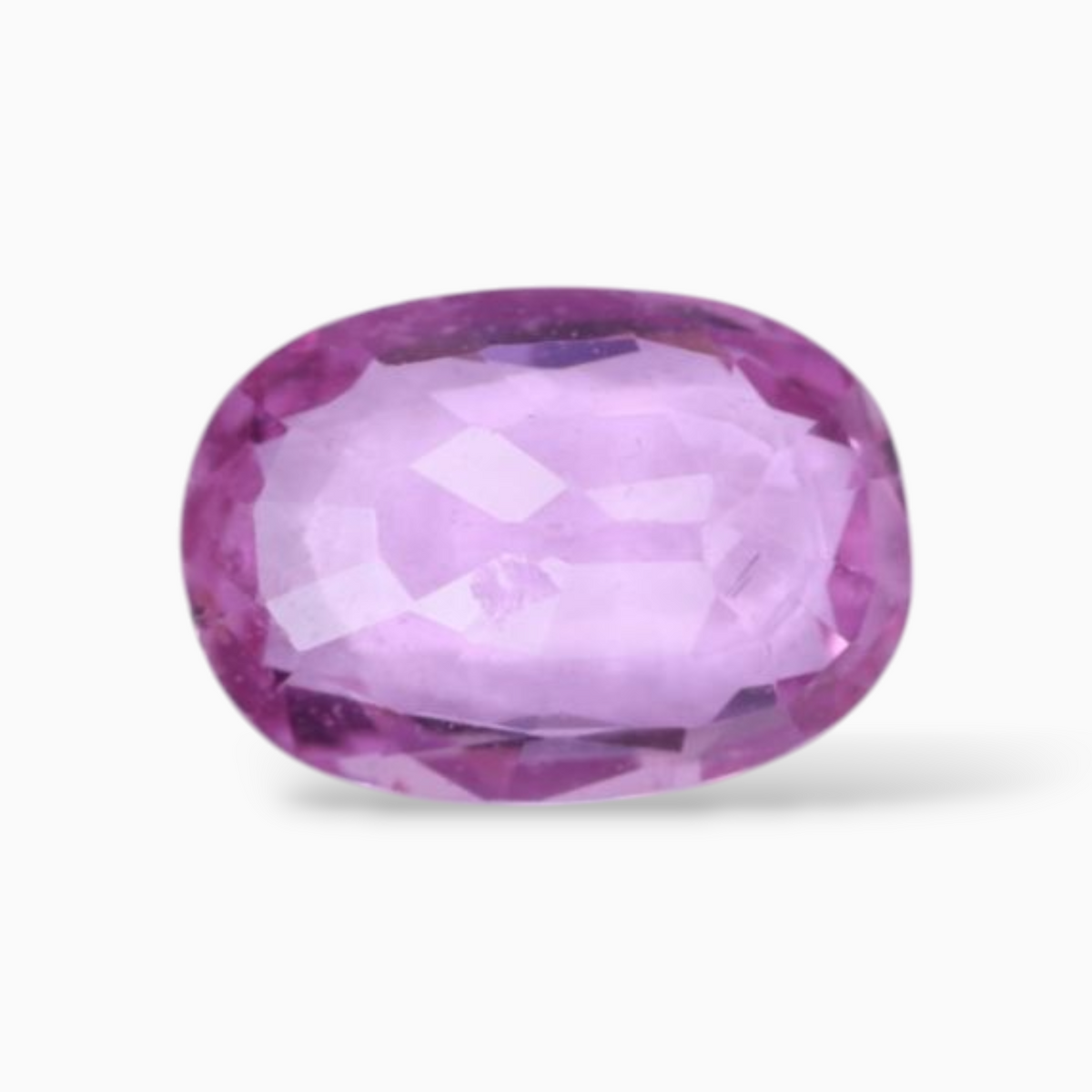 Buy Natural Pink Sapphire Stone In Oval Shape 0.91 Carats & Size 7.2x5.1mm