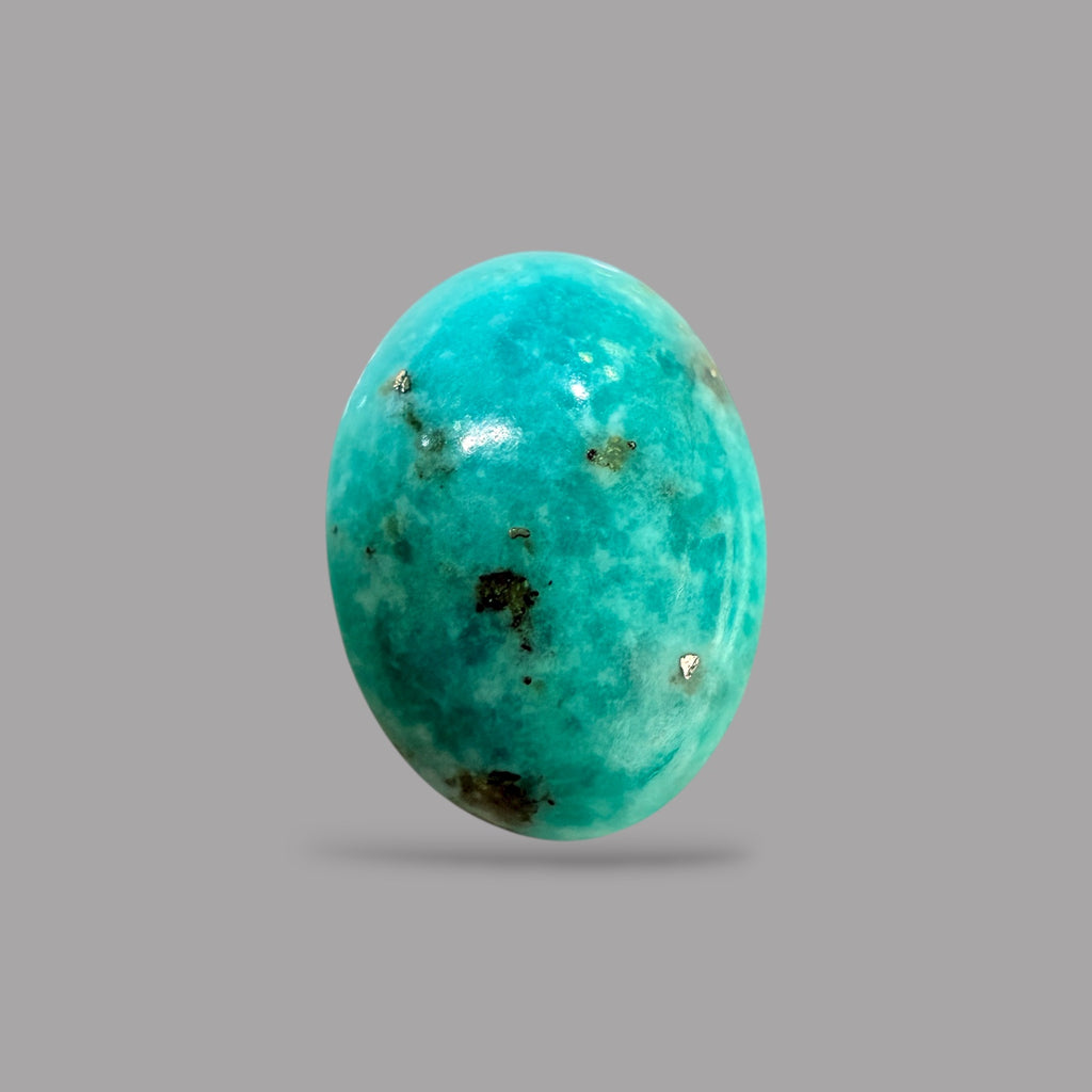 irani Feroza Pathar 2.96 Carats 11.7 x 8.4 x 4.4 mm in Oval