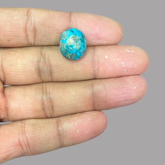 irani Feroza Stone 11.85 Carats 15.7 x 13.6 x 8.3 mm in Oval