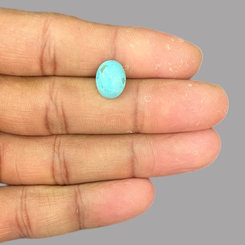 irani Feroza Stone 2.58 Carats 11.5 x 9.1 x 4.3 mm in Oval