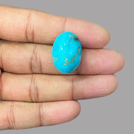 irani Firoza Stone 28.42 Carats 24.3 x 17.4 x 11.7 mm in Oval