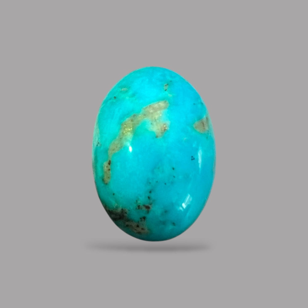 irani Firoza Stone 28.42 Carats 24.3 x 17.4 x 11.7 mm in Oval