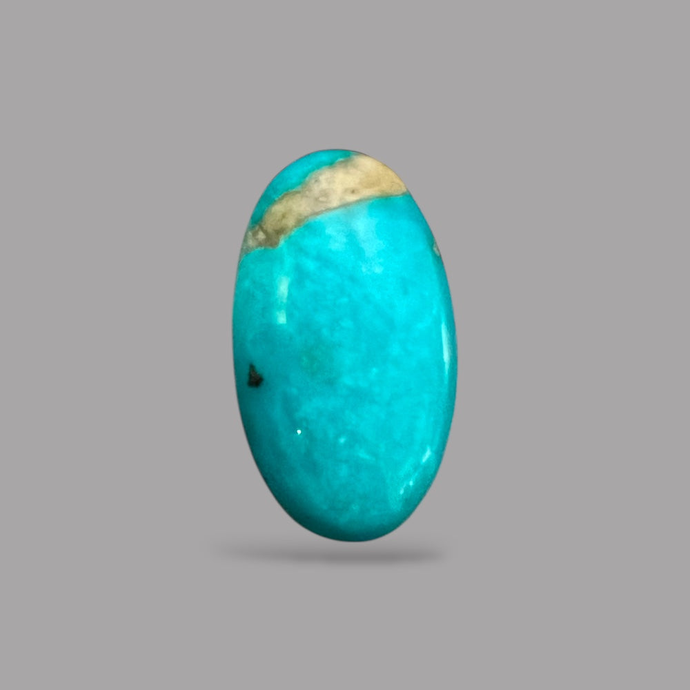 iranian Firoza 19.72 Carats 28.1 x 15.9 x 7.8 mm in Oval