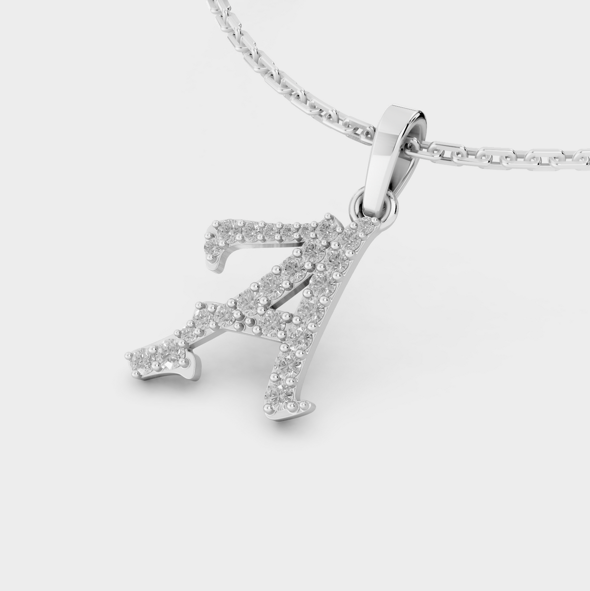 Letter A Necklace (Gold)