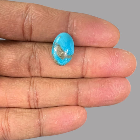 loose turquoise stones for sale 5.51 Carats 16.5 x 11.3 x 4.4 mm in Oval