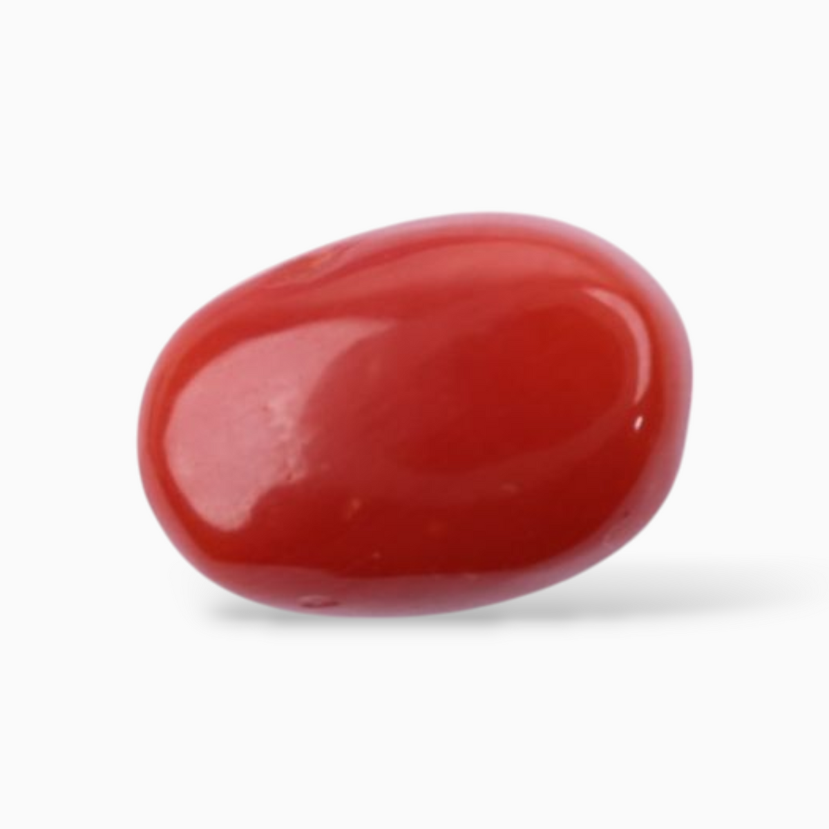 Moonga Coral For Sale in Oval Cabochon Stone 3.10 Carats 9.6x6.6mm Size