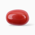 Moonga Coral For Sale in Oval Cabochon Stone 3.10 Carats 9.6x6.6mm Size