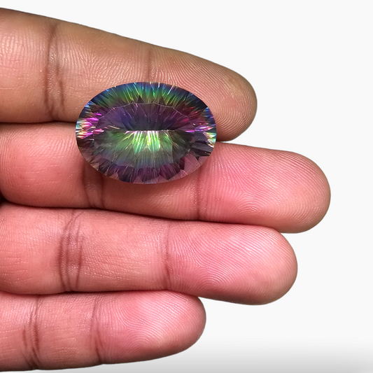 mystic topaz oval 30 carat razagems.com