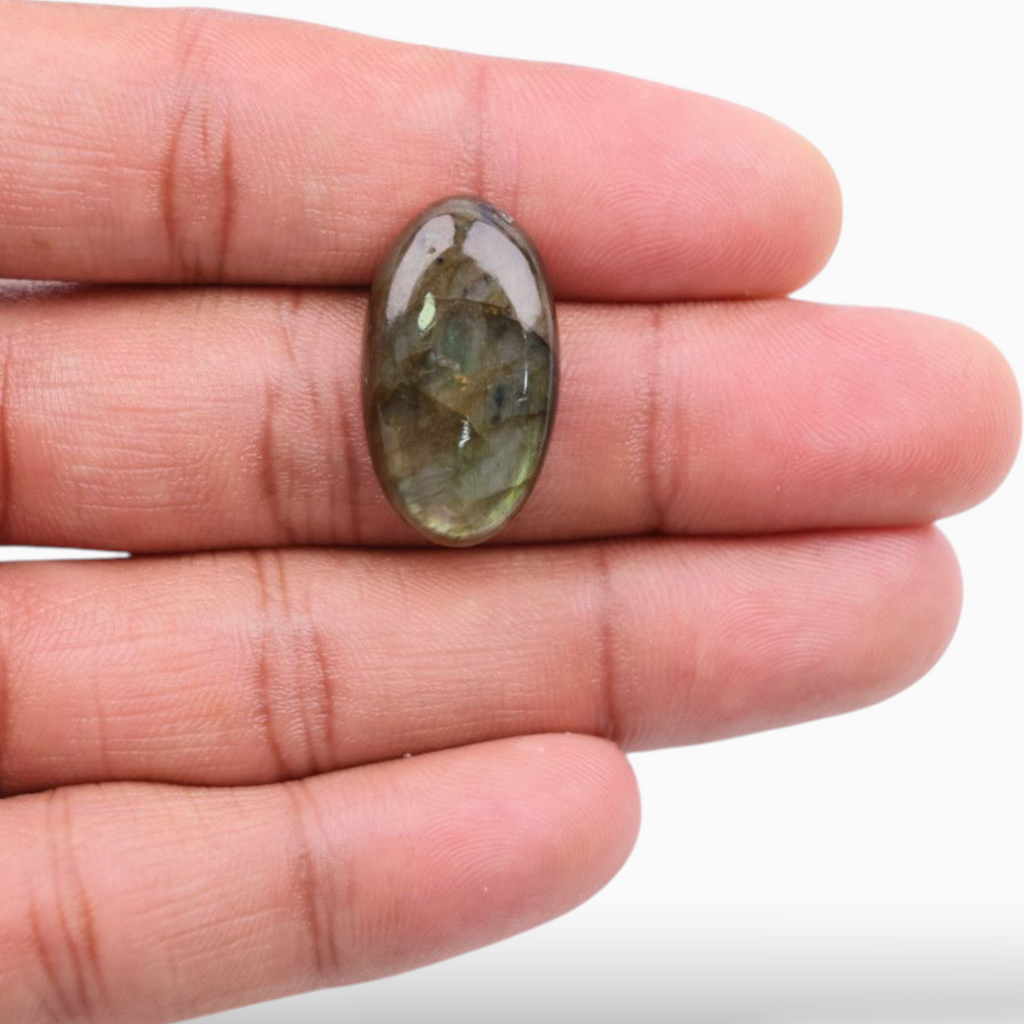 Buy Now Best Labradorite Stone For Sale Oval Cabochon Shape 17.50 Carats 25.3x19.6mm