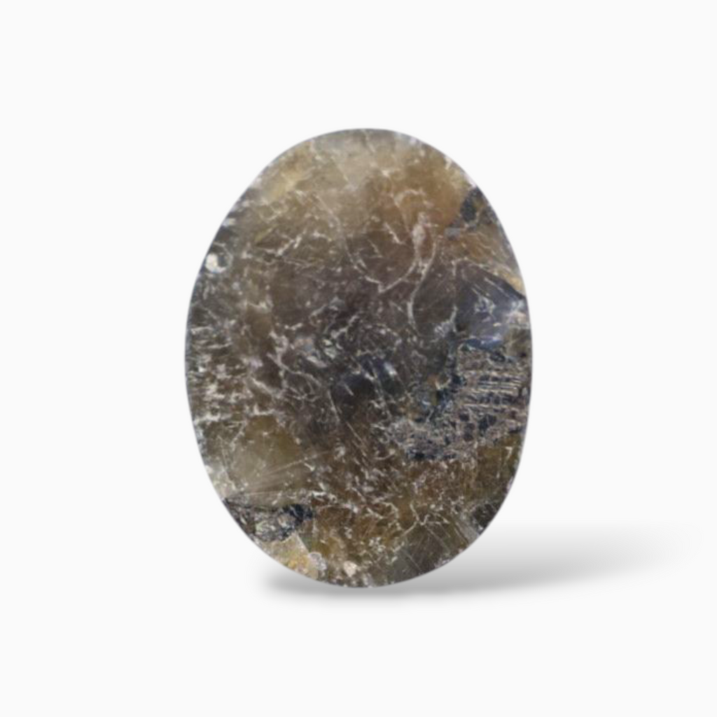 Crystal Labradorite Stone For Sale Oval Cabochon Shape 11.95 Carats 17.5x13mm