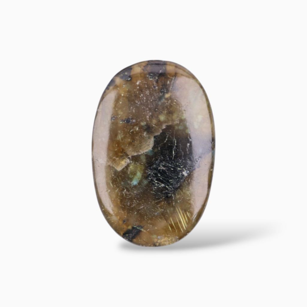 Natural Labradorite Crystal For Sale Oval Cabochon Shape 30.10 Carats 30x19.8mm