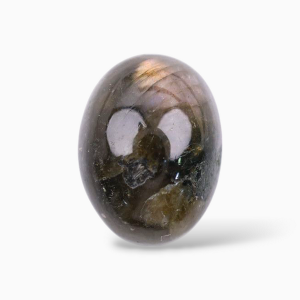 Crystal Labradorite Stone For Sale Oval Cabochon Shape 11.95 Carats 17.5x13mm