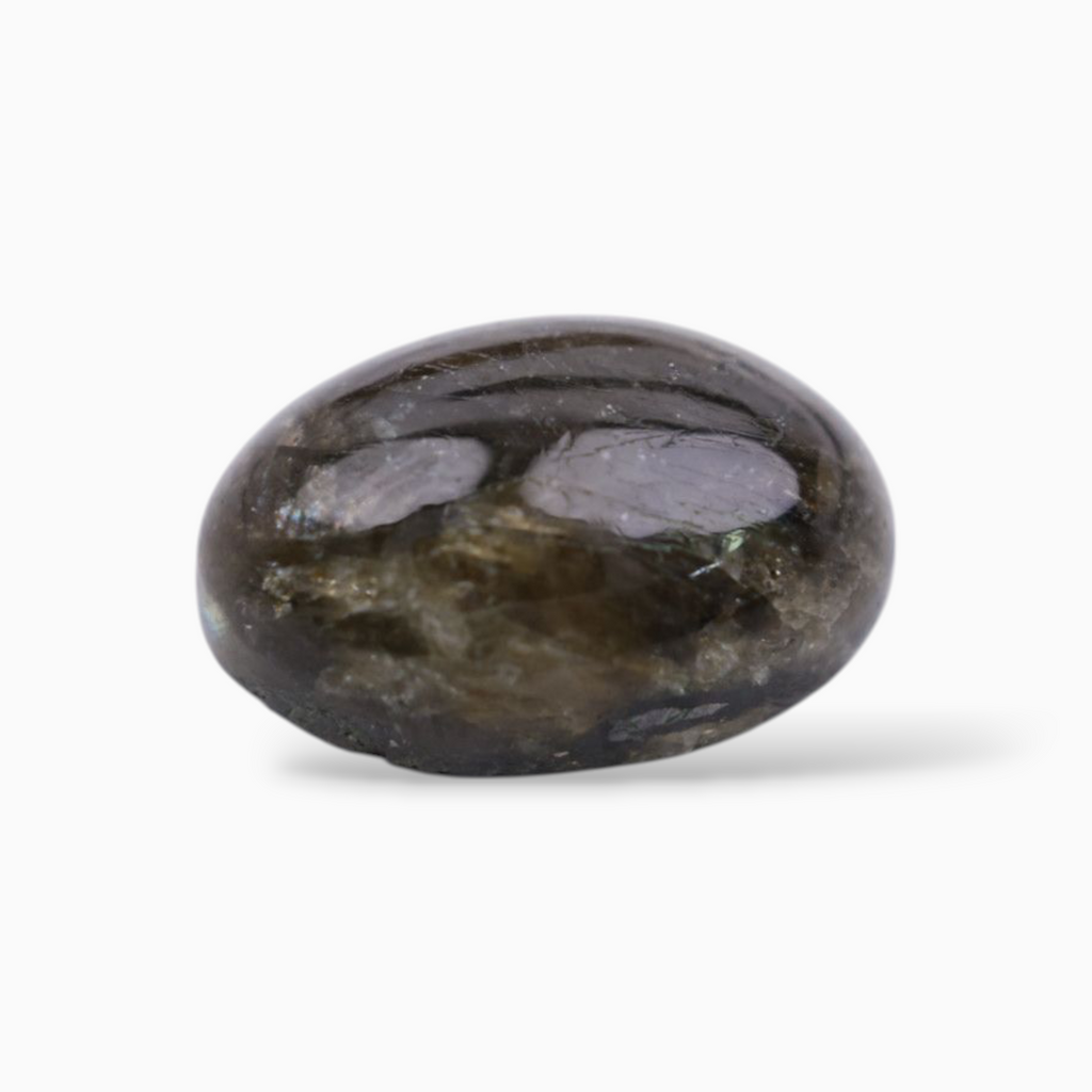 Best Quality Crystal Labradorite Stone For Sale Oval Cabochon Shape 12.37 Carats 18.2x12.1mm